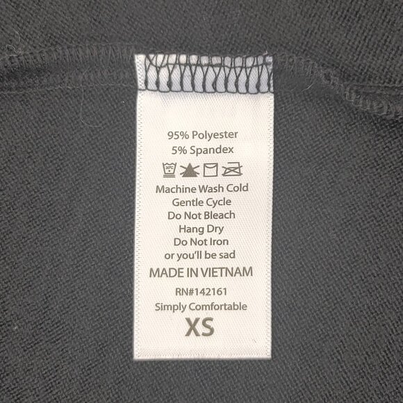 LuLaRoe Black Sarah Cardigan Long Duster Pockets Oversized Size XS extra-small - Picture 4 of 5